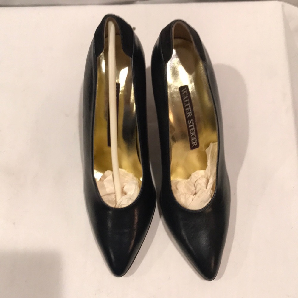 Walter Steiger, lithely used, Italian leather heels